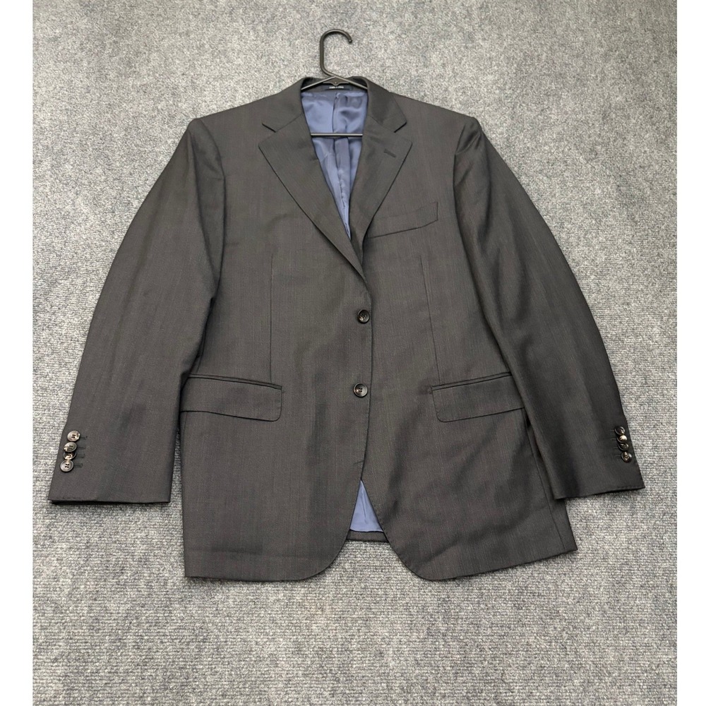 Suitsupply Napoli Blazer Mens 42 Charcoal Gray Zignone Pure Wool Sport Coat